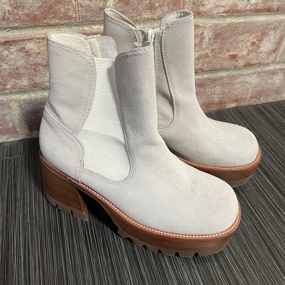 Jeffrey Campbell New Free People Preston Platform Lug Heel Size 10 Boots Booties - Picture 4 of 11